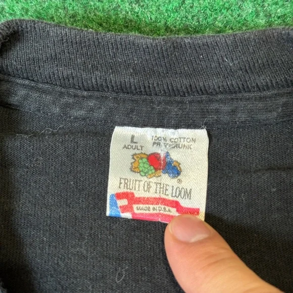 Vintage 90s Red Dog Nascar Thunderbird Baddest In The Pit Mens Large T Shirt Shirts